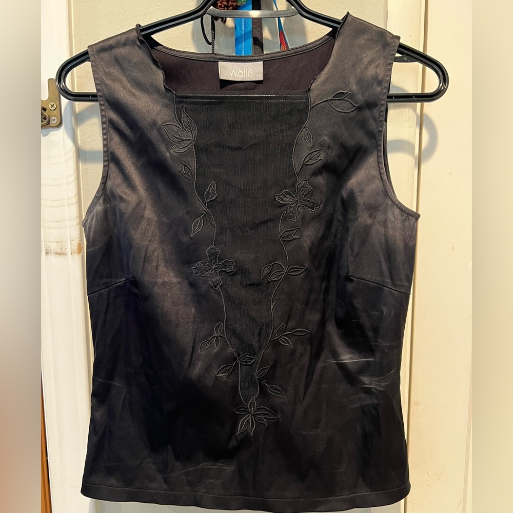 Wallis black blouse, 12